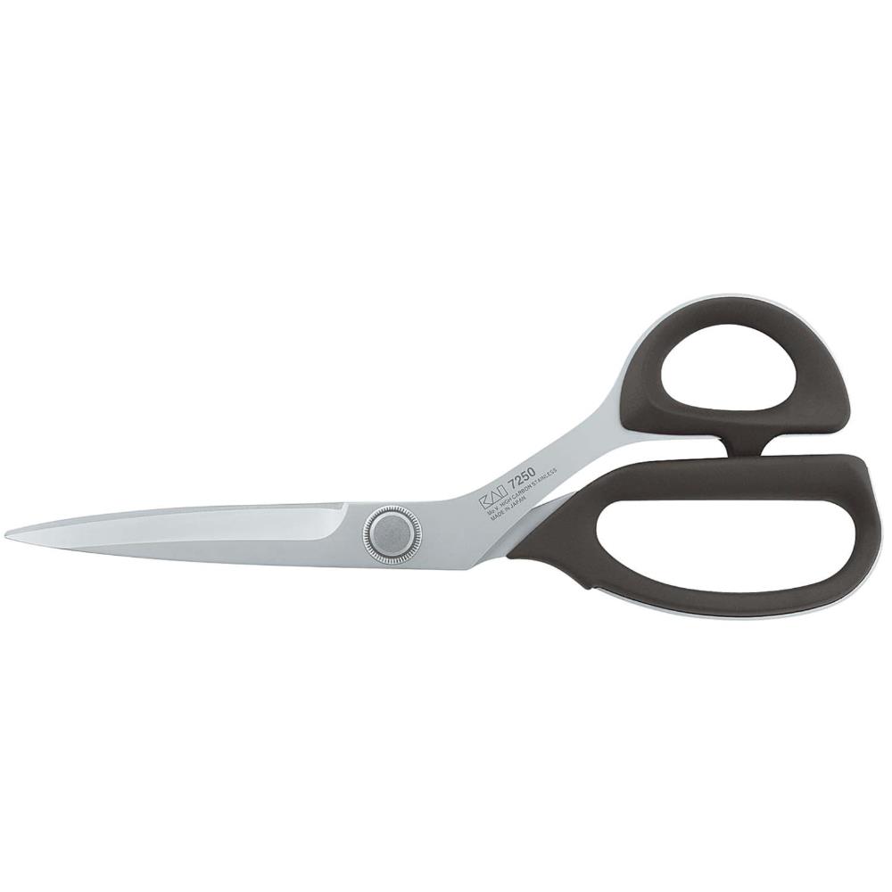 KAI Zuschneide-Stoffschere 10 Zoll 7250, angewinkelt, Länge 250 mm, schwarzer Kunststoffgriff KAI Zuschneide-Stoffschere 10 Zoll 7250, angewinkelt, Länge 250 mm, schwarzer Kunststoffgriff