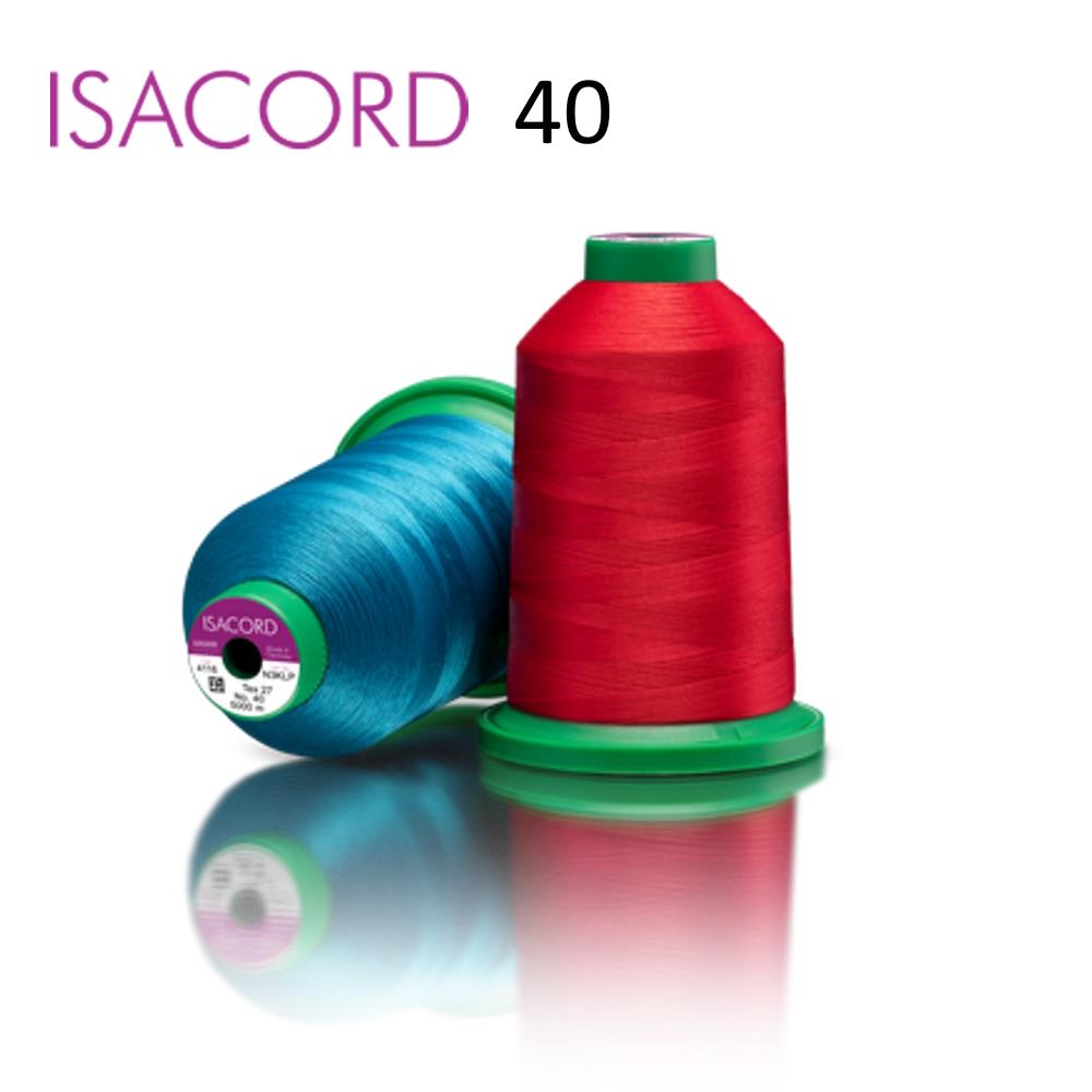 Isacord 40, 1.000m (Tex 27), VE 5 Rolle(n), UV 10 Rollen, Stickgarn Isacord 40, 1.000m (Tex 27), VE 5 Rolle(n), UV 10 Rollen, Stickgarn