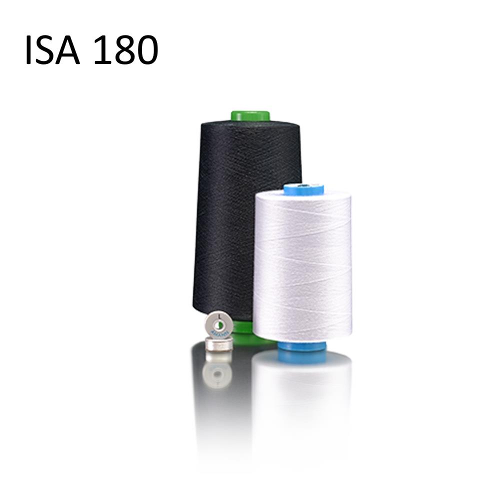 Isa 180, 20.000m (Tex 16), weiß (0010), VE 1 Rolle(n), UV 6 Rollen, Stickgarn-Unterfaden Isa 180, 20.000m (Tex 16), weiß (0010), VE 1 Rolle(n), UV 6 Rollen, Stickgarn-Unterfaden