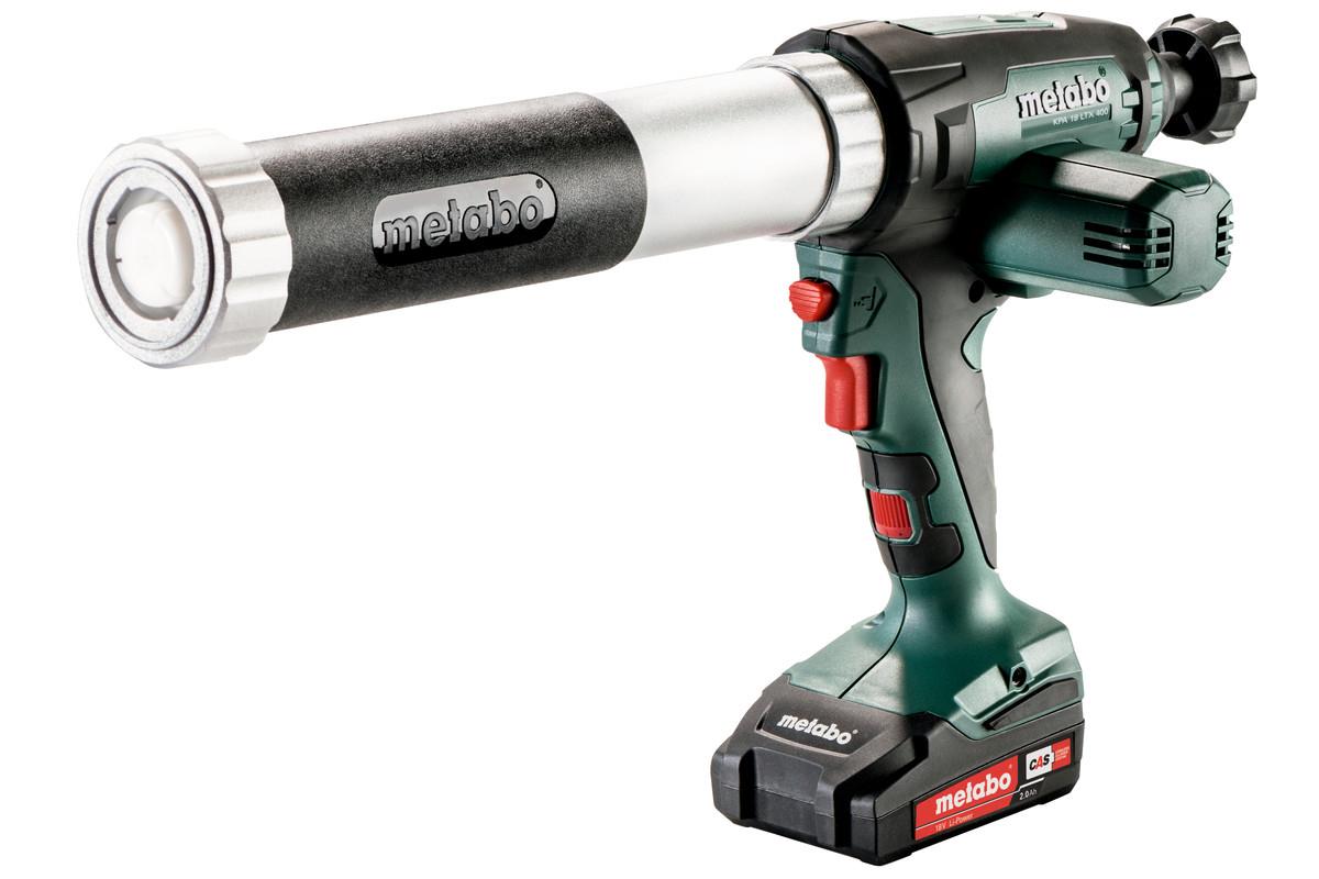 Metabo Akku-Kartuschenpistole 300 ml mit Akku und Ladegerät, KPA 18 LTX 400