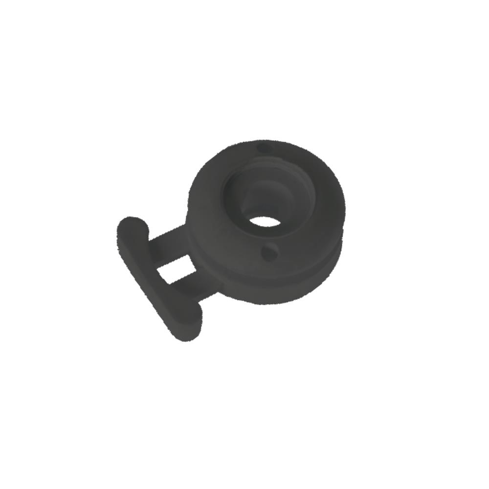 Minax Oberteil, Loch 14 mm, Kunststoff, schwarz, VE 1 Stück, UV 100 Stück