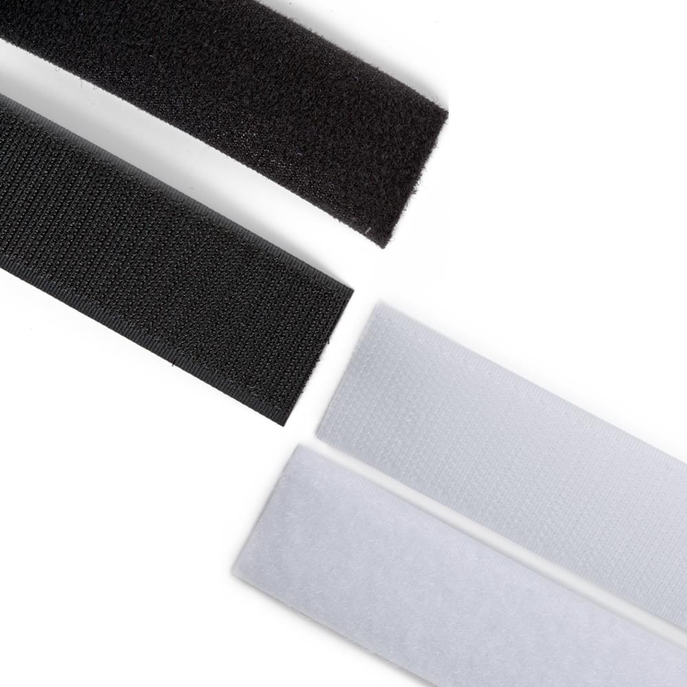 Pilzband aufnähbar, verschiedene Größen und Farben, Klettverschluss, Hakenband
