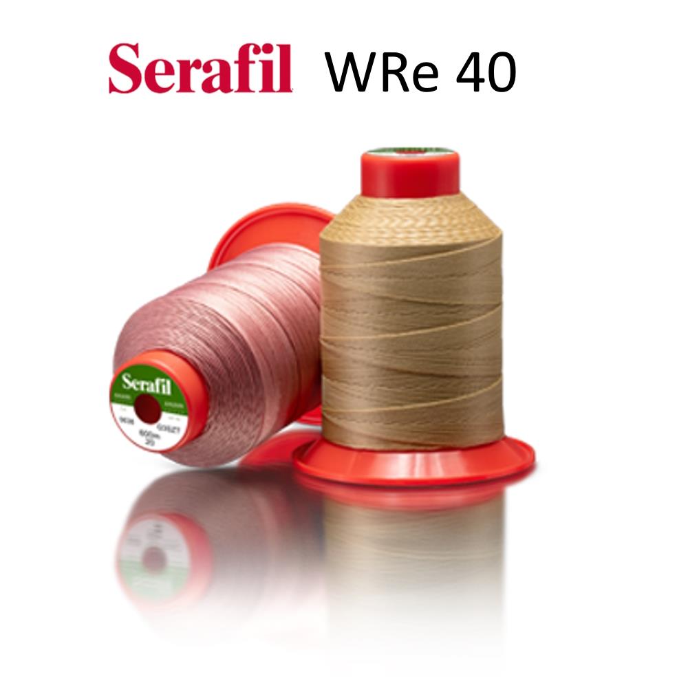 Serafil WRe 40, 1.200m (TEX 70), blau dunkel (0827), VE 1 Rolle(n), UVRollen 5