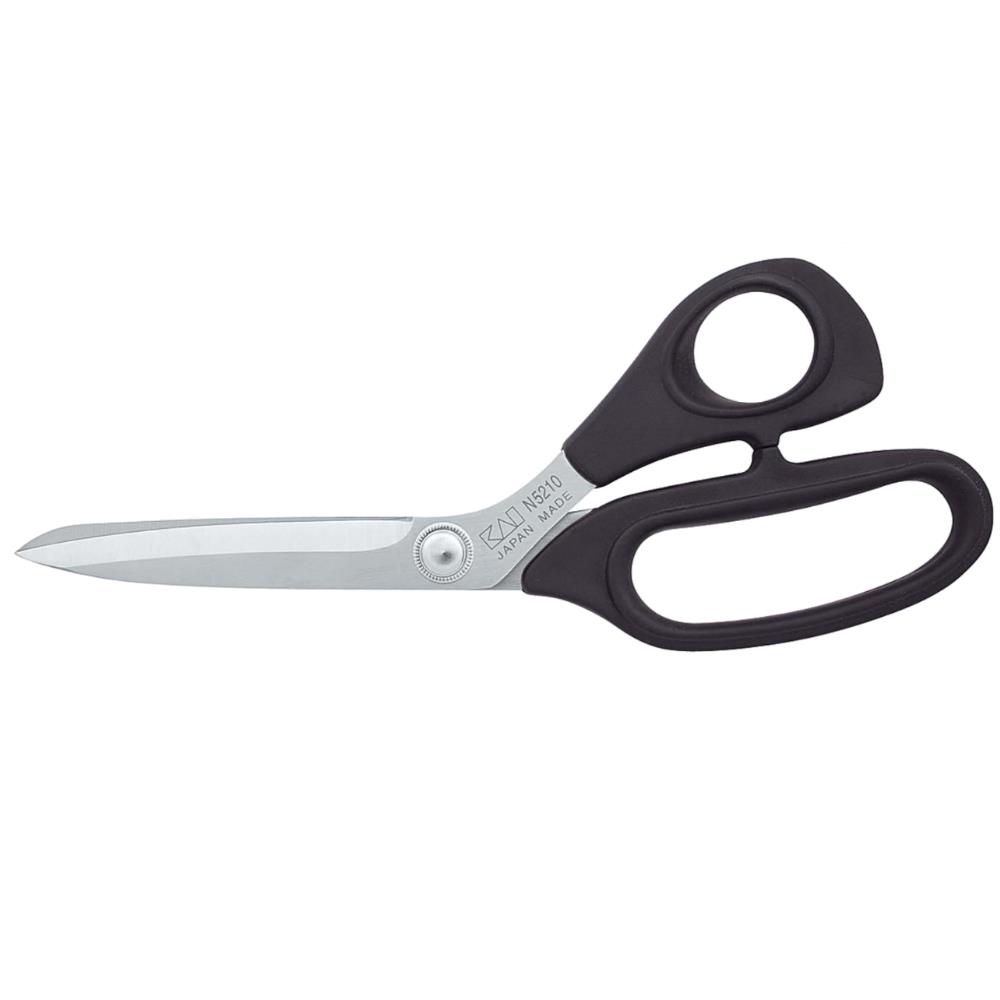 KAI Zuschneide-Stoffschere 8 Zoll N 5210, Länge 210 mm, schwarzer Kunststoffgriff