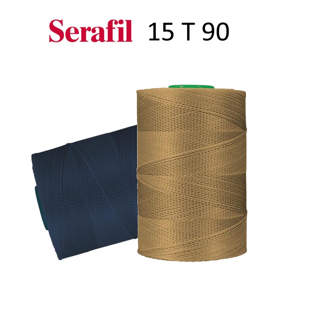 Serafil 15 T90 gewachst, 1.000m (TEX 210), Handnähfaden, VE 1 Rolle(n), UV 6 Rollen