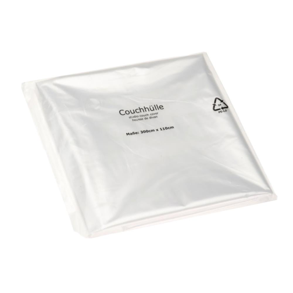 Couchhülle - 300 cm x 110 cm, Transportschutzfolie, transparent Couchhülle - 300 cm x 110 cm, Transportschutzfolie, transparent