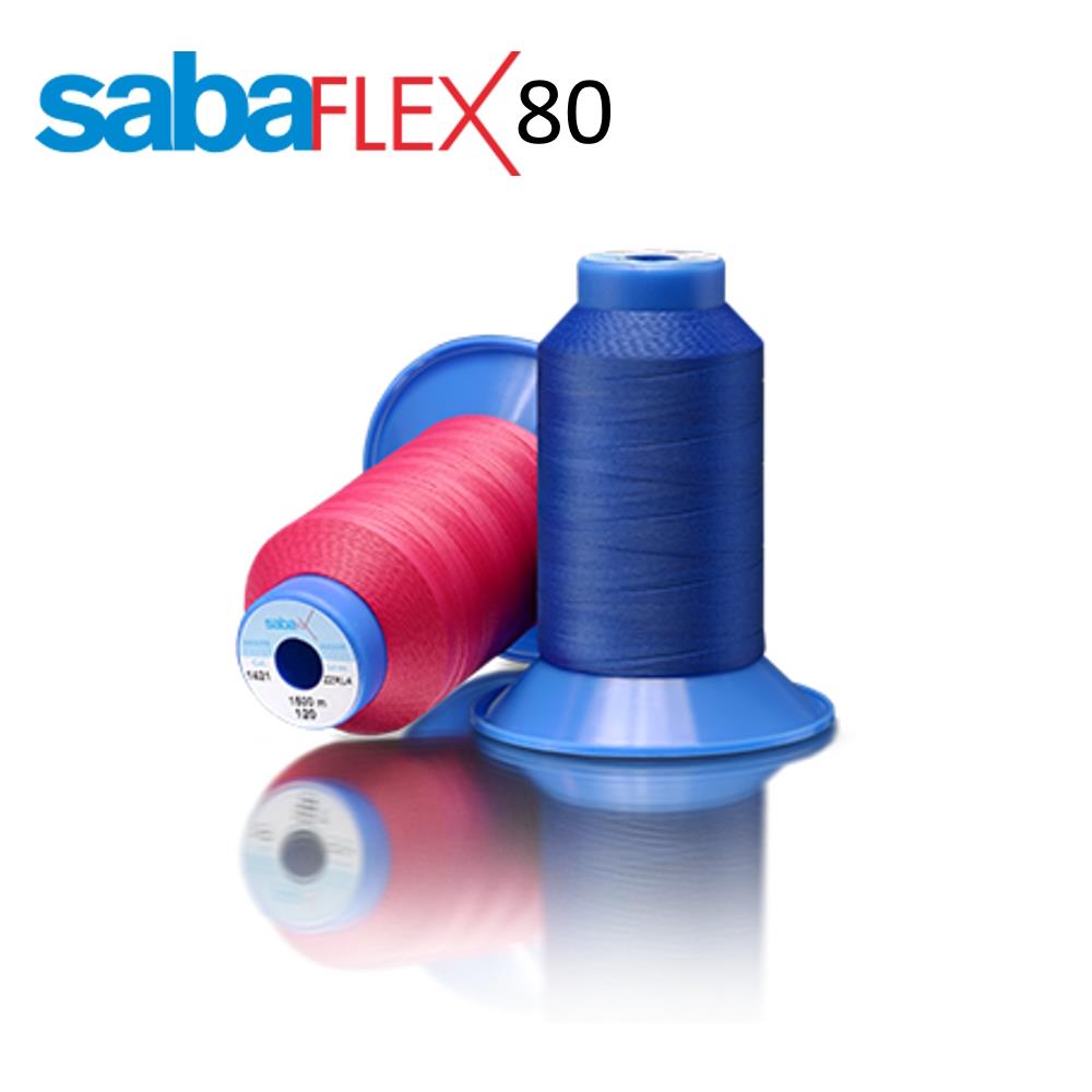 SabaFlex 80, 2.000 m (Tex 60), braun (0111), VE 1 Rolle(n), UVRollen 5, dehnbarer PPT Faden SabaFlex 80, 2.000 m (Tex 60), braun (0111), VE 1 Rolle(n), UVRollen 5, dehnbarer PPT Faden