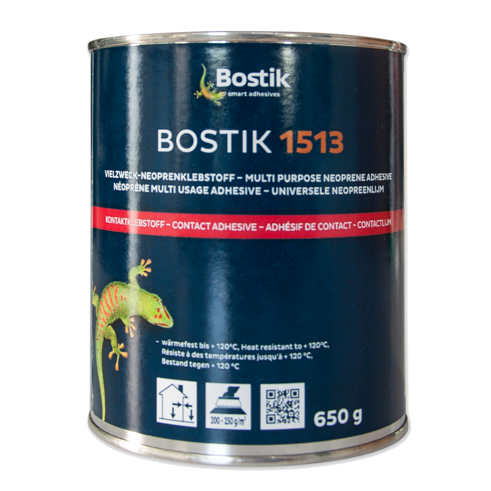 Kleber Bostik 1513, 650 g, Neopren Kontaktkleber, UV 12 Dosen Kleber Bostik 1513, 650 g, Neopren Kontaktkleber, UV 12 Dosen