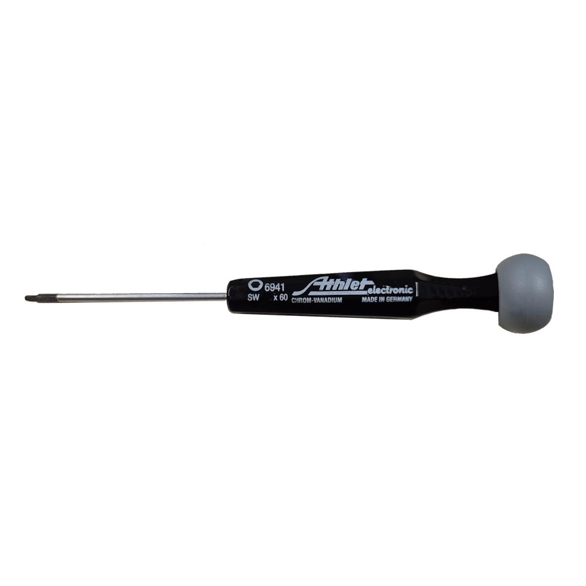 Elektronik-Schraubendreher Sechskant 2,5 mm, VE 1 Stück, Athlet 6941