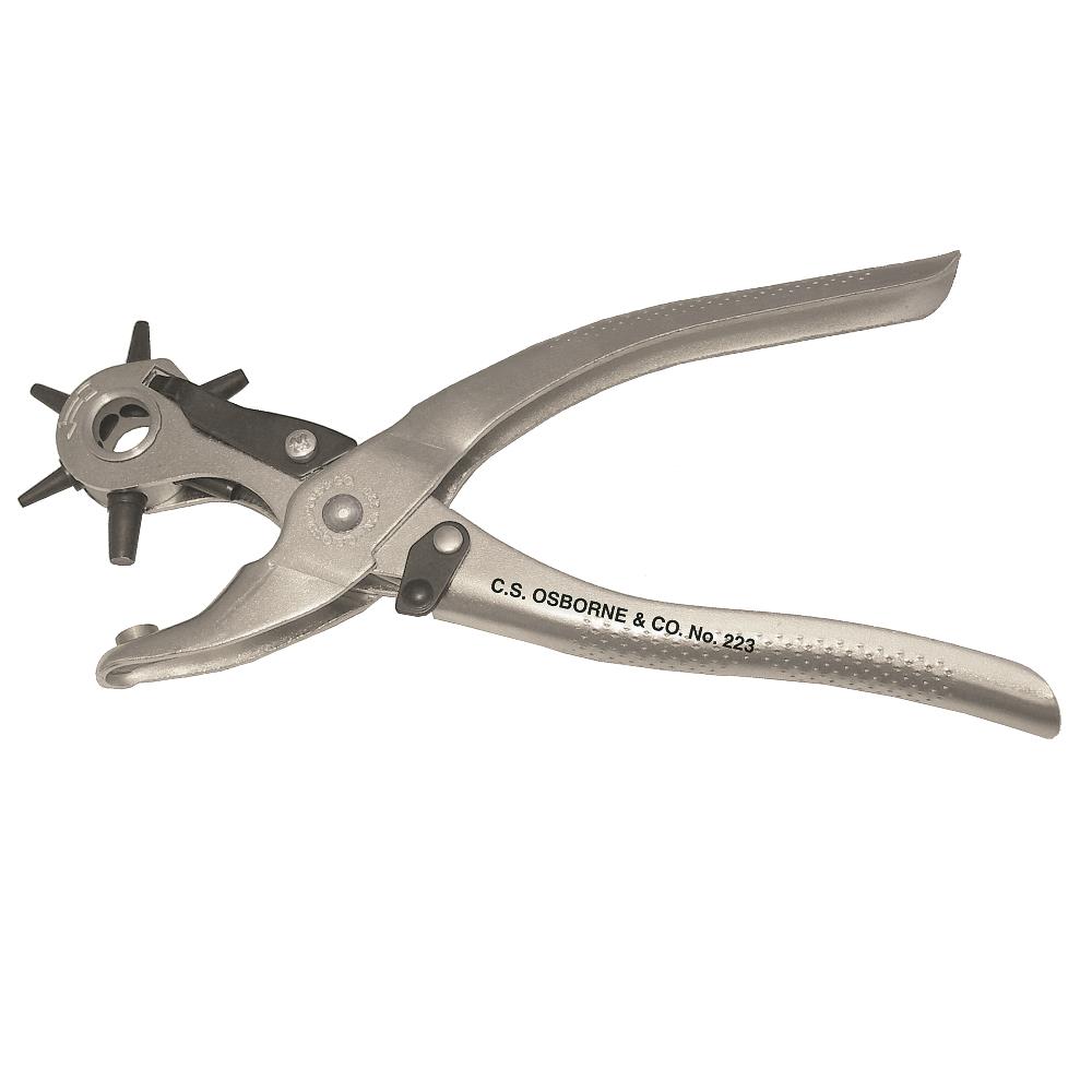 Revolver-Lochzange Osborne 223, leichte Ausführung, mit 6 Pfeifen, VE 1 Stück