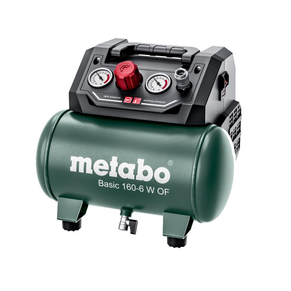 Metabo Kompressor BASIC 160-6 W OF, 160 l/Min, 6 Liter Kessel, 8 bar Metabo Kompressor BASIC 160-6 W OF, 160 l/Min, 6 Liter Kessel, 8 bar