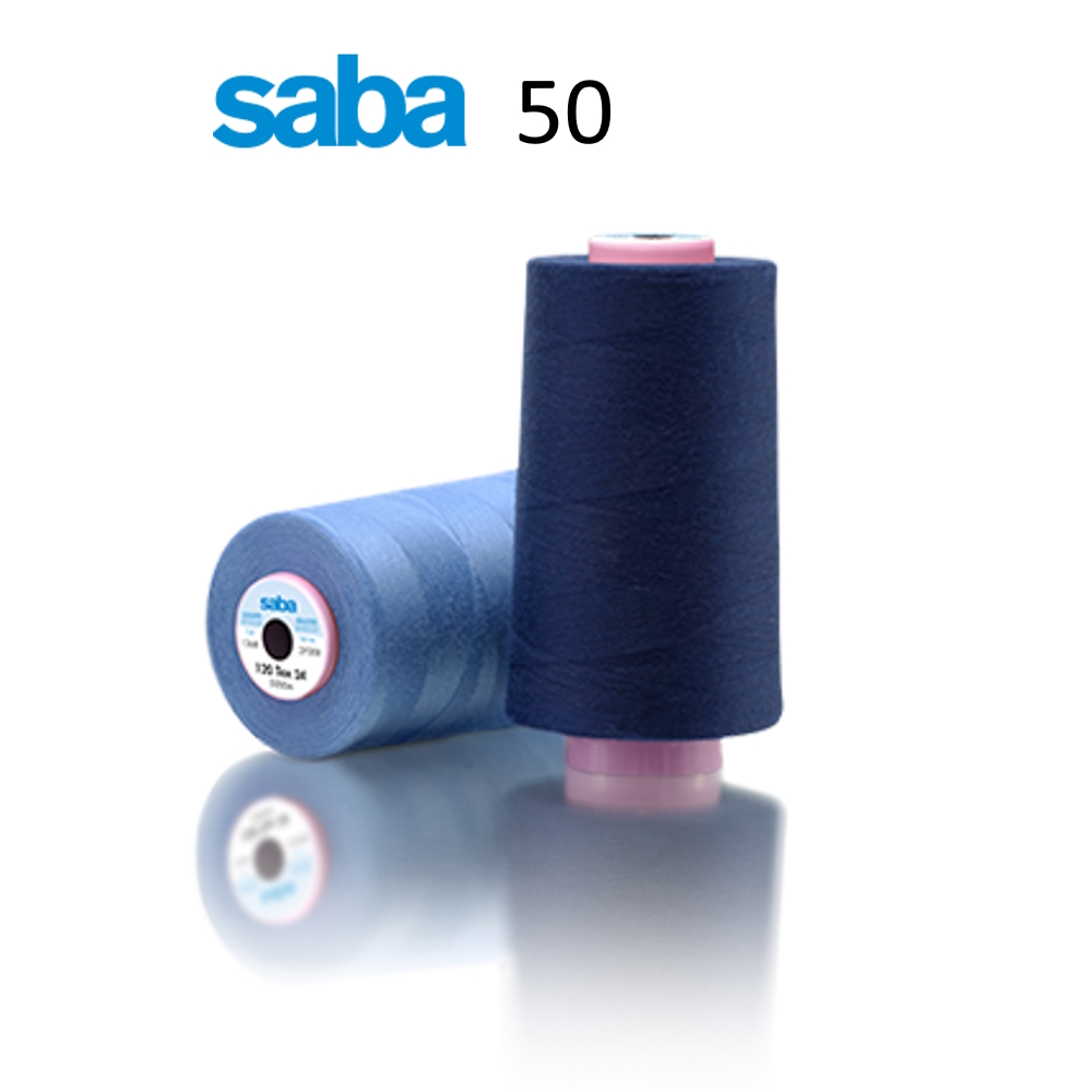 Saba 50, 2.500 m (Tex 60), flieder-blau (0009), VE 1 Rolle(n), UV 5 Rollen