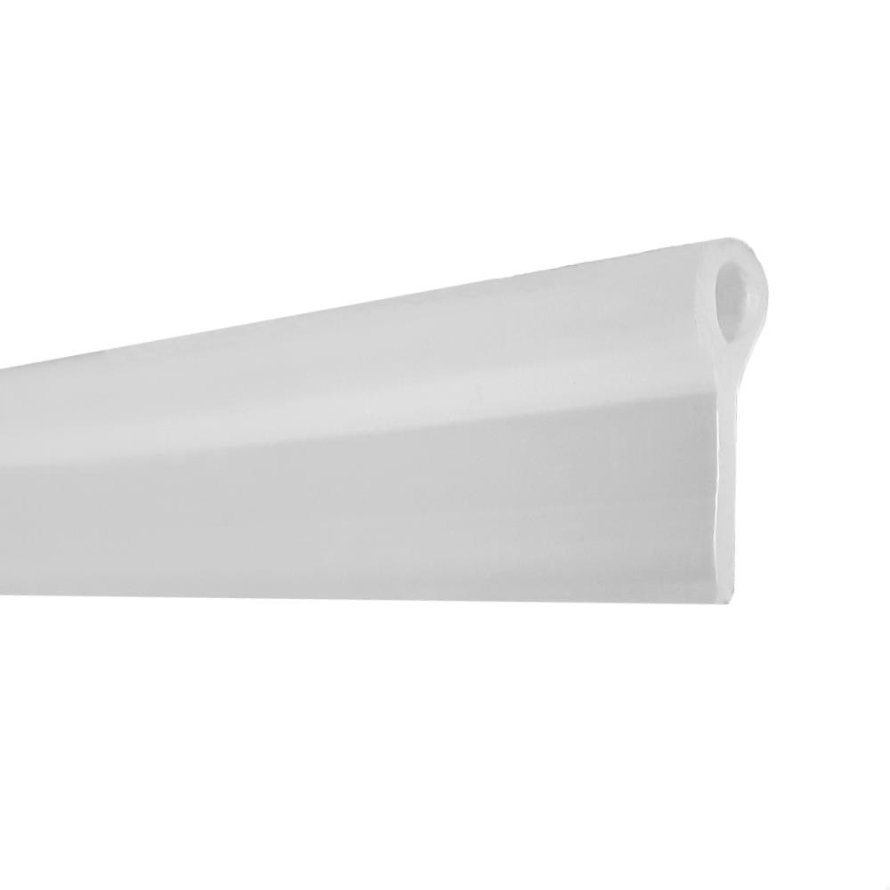 Sichtkeder 5 mm mit 10 mm Fahne, Schabracken-/Schatosen-Profil, weiß, Rolle(n) 200 m, 2109-050