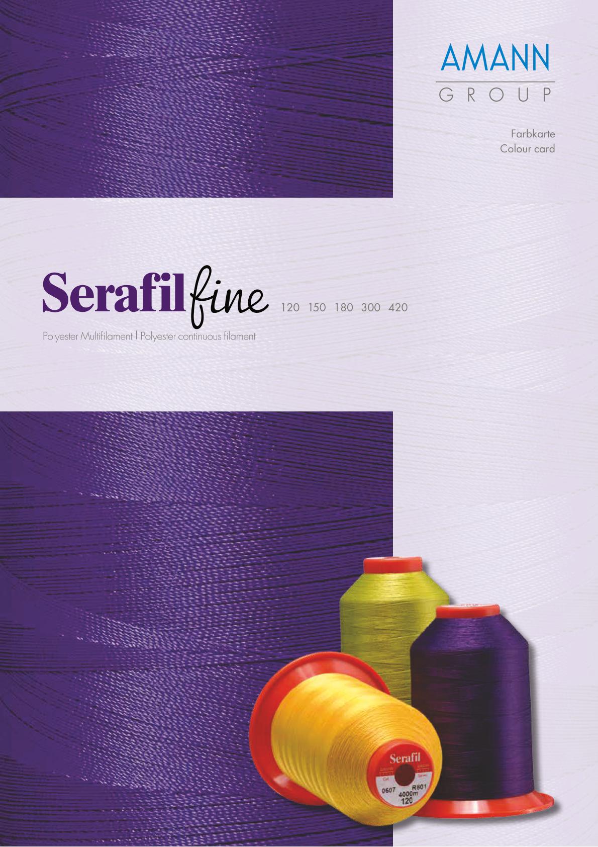 Serafil 300, 5.000m Kettelgarn (Tex 10), rot (0501), VE 1 Rolle(n), UV 5 Rollen