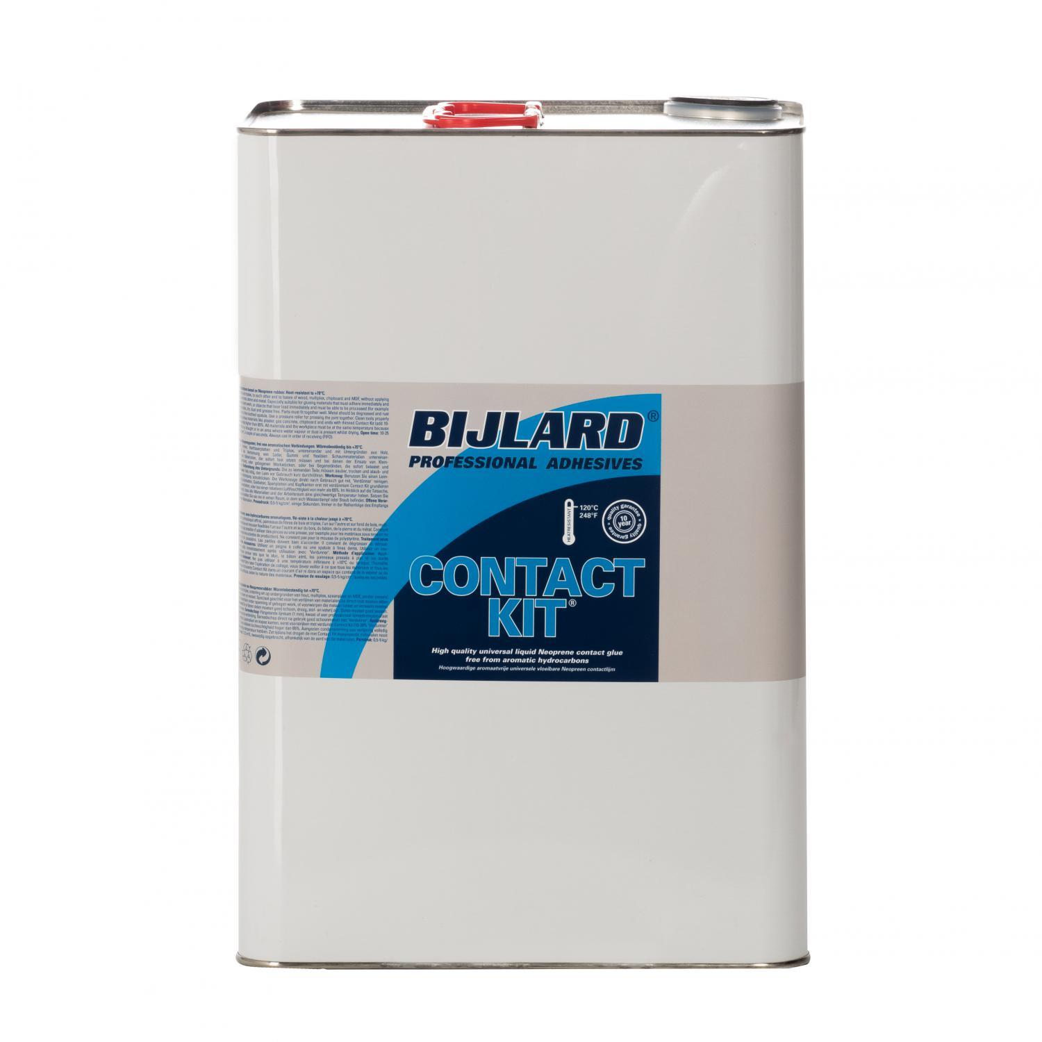 Bijlard Contact Kit, Dose 10 Liter, gelb, streichfähiger Neopren Kontaktkleber
