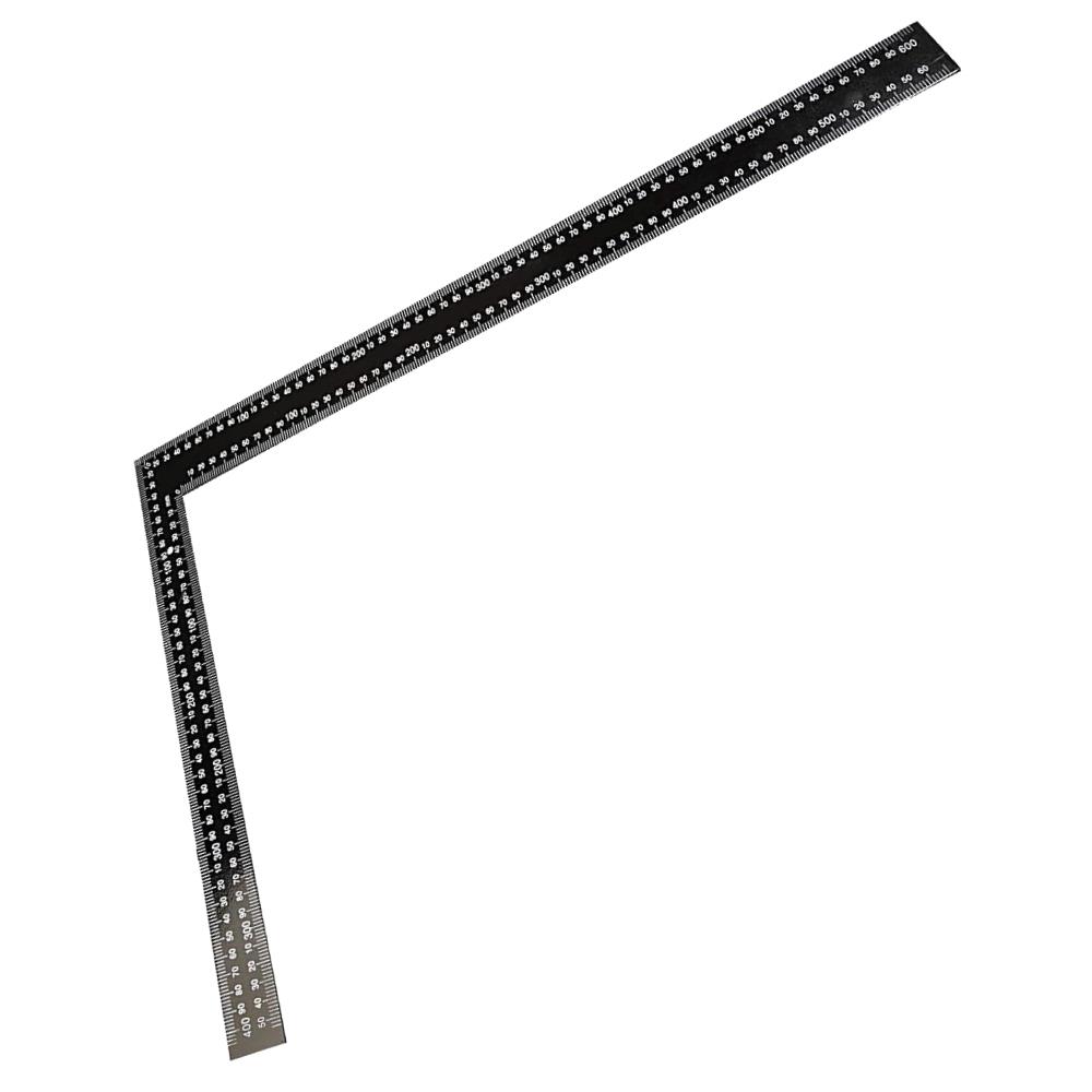 Flachwinkel aus Metall mit Bemaßung 60 cm lang, 40 cm breit