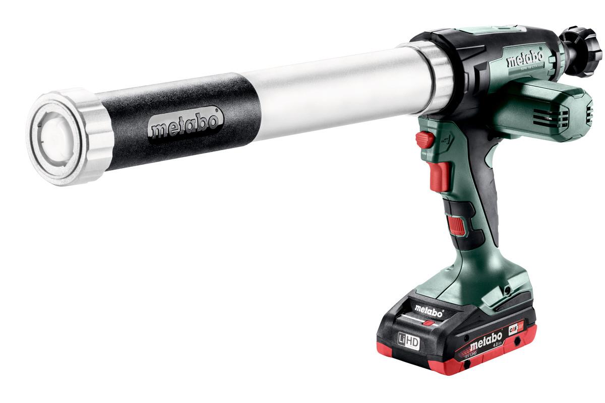 Metabo Akku-Kartuschenpistole 600 ml mit Akku und Ladegerät, KPA 18 LTX 600