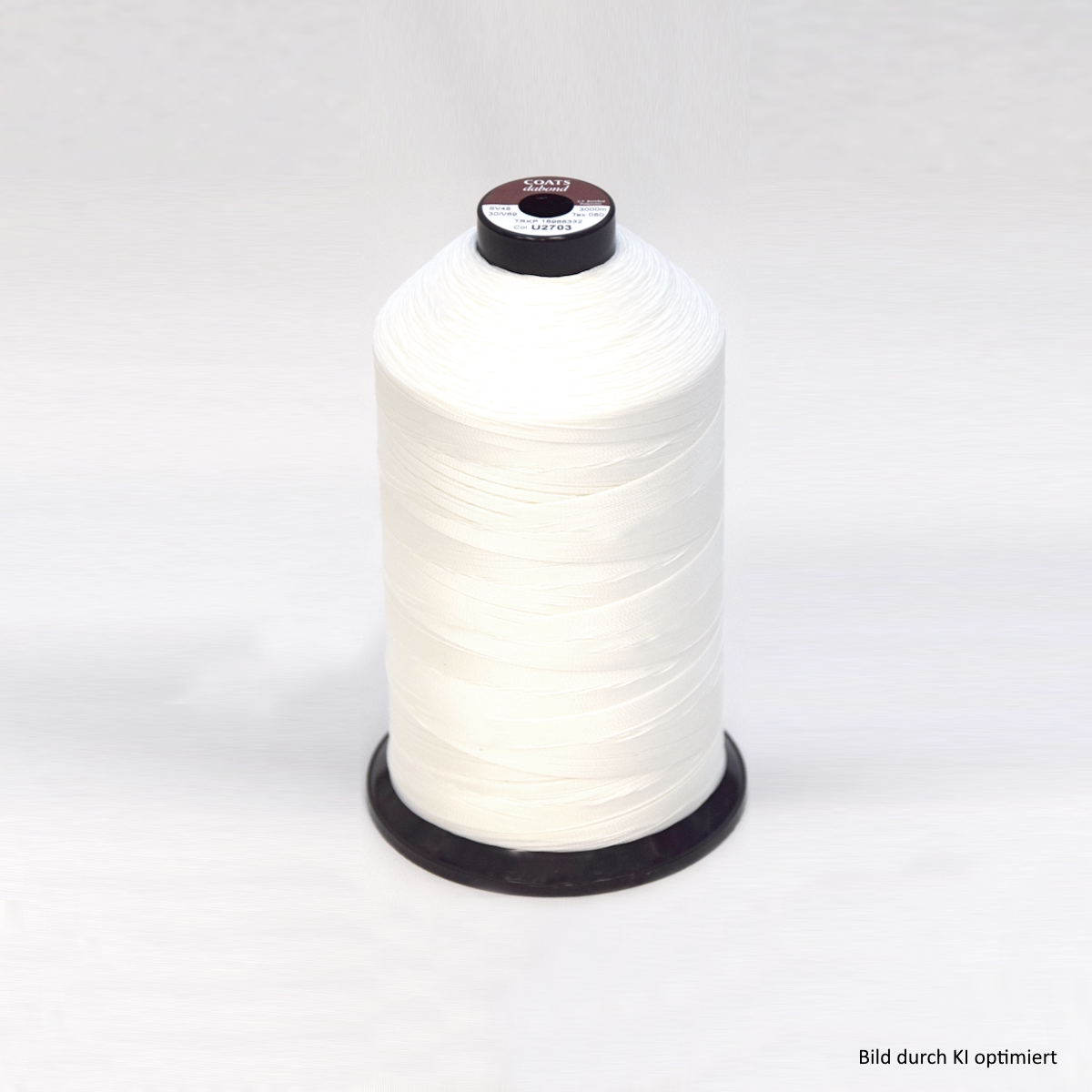 Coats Nähgarn Dabond 30 (V69), rohweiß U2703, 3-facher Zwirn aus PES-Fäden, bondierte Ausführung, Stärke 30 (V69), 3.000 m, je Rolle, UV 10 Rollen