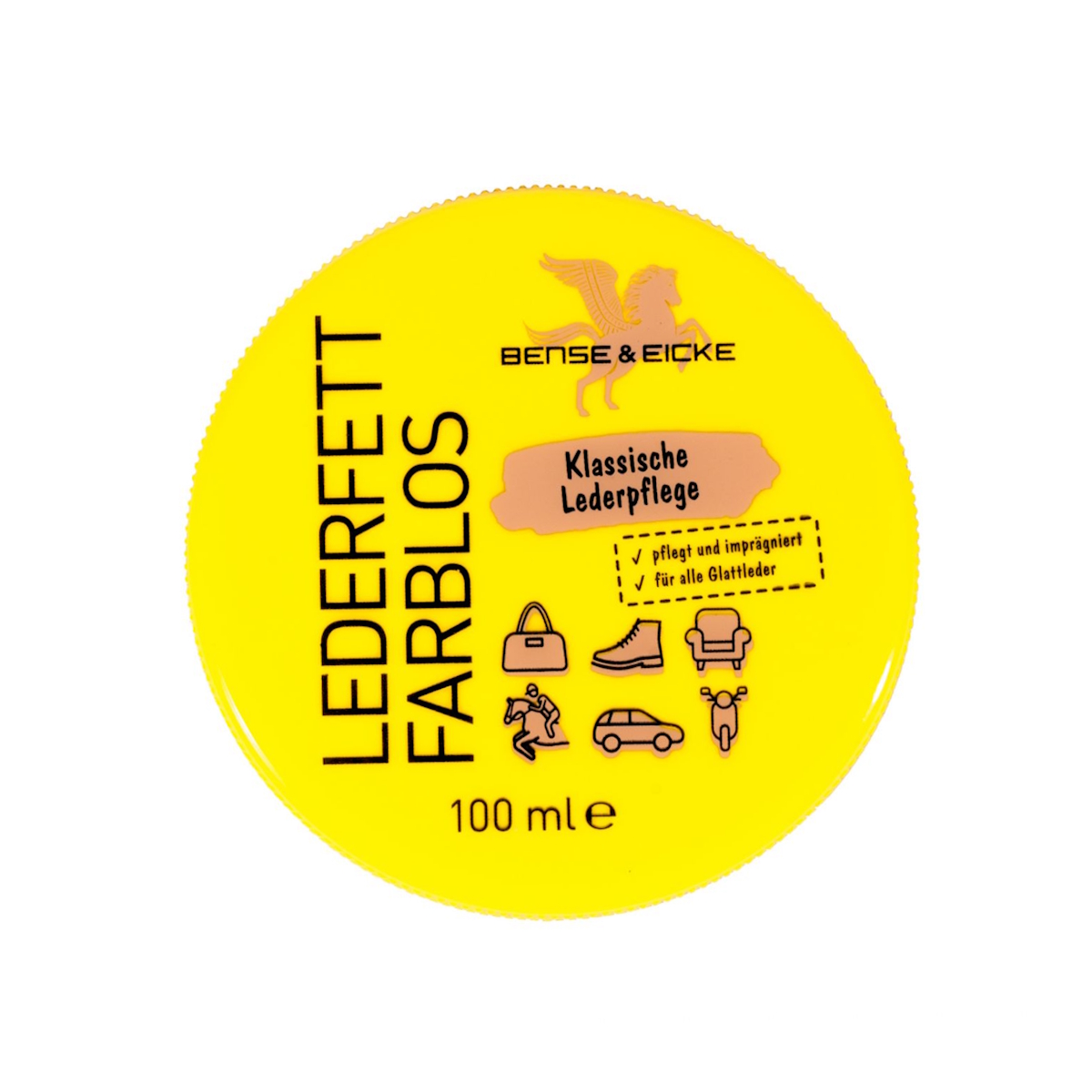 Lederfett, 100 ml, farblos, VE 1 Stück, Lederpflege