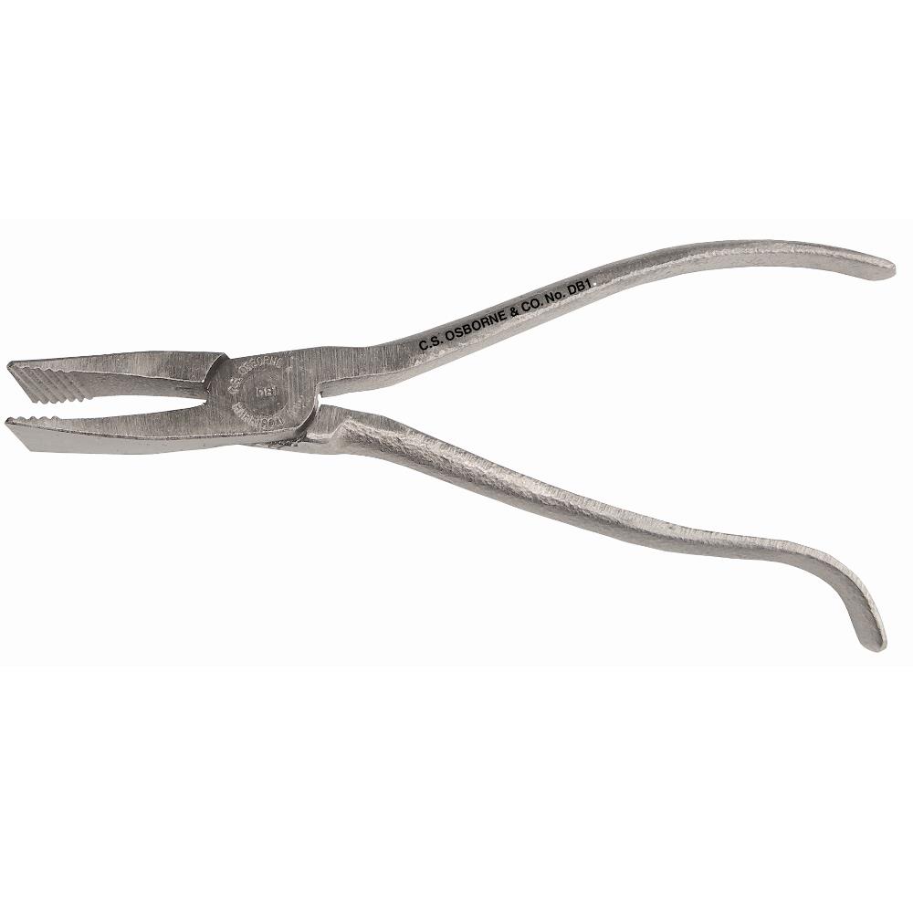 Lederzange / Stoffanziehzange, Entenschnabelzange (Osborne DB1), Länge ca. 18 cm