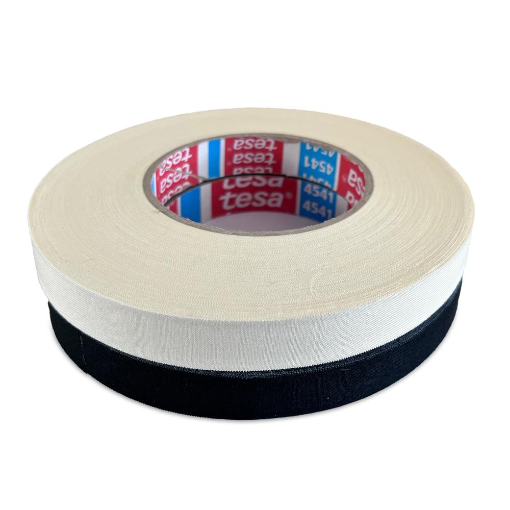 tesa Stuhlklebeband, schwarz, VE 1 Rolle(n), 19 mm breit, Rolle 50m, Gewebeband/Stuhlband 4651