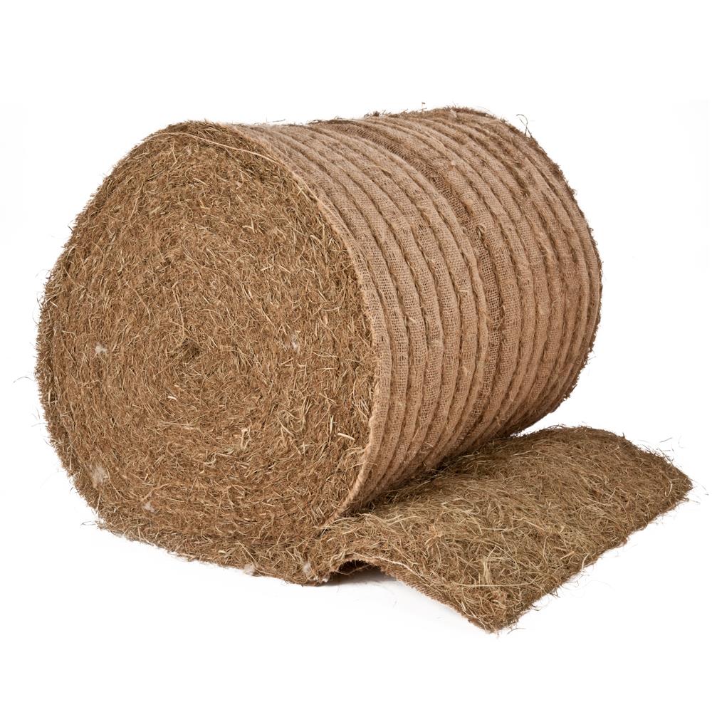 Schnellpolstermatte Palmfaser, Rolle 10m lang, Palmfaser/Afrique auf Jute Schnellpolstermatte Palmfaser, Rolle 10m lang, Palmfaser/Afrique auf Jute