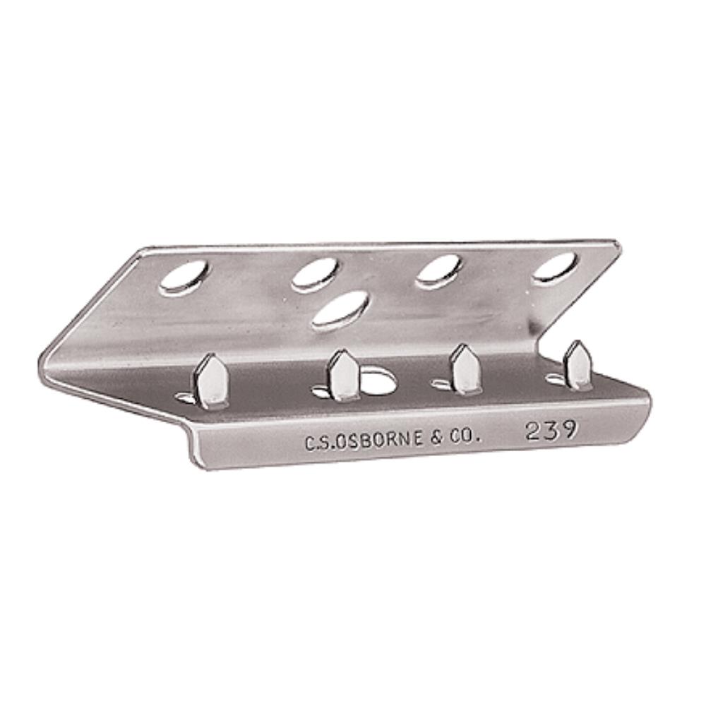 Metallklammern 5 cm Osborne 239-S, VE 1 Stück, UV 250 Stück, für Gummi-/Jutegurtbefestigung