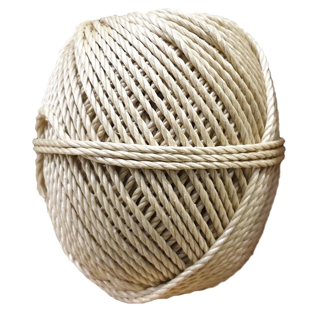 Schnürfaden 3-fach PP300 Spleitex, Knäuel 265g, natur, Poly-Faden, VE 1 Knäuel, UV 10 Stück