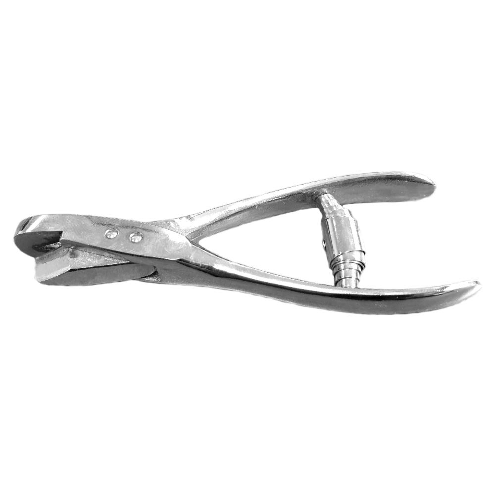 Kerbschnittzange 1/110, 11 cm lang, Dreieck-Kerbung ca. 5 x 6 mm
