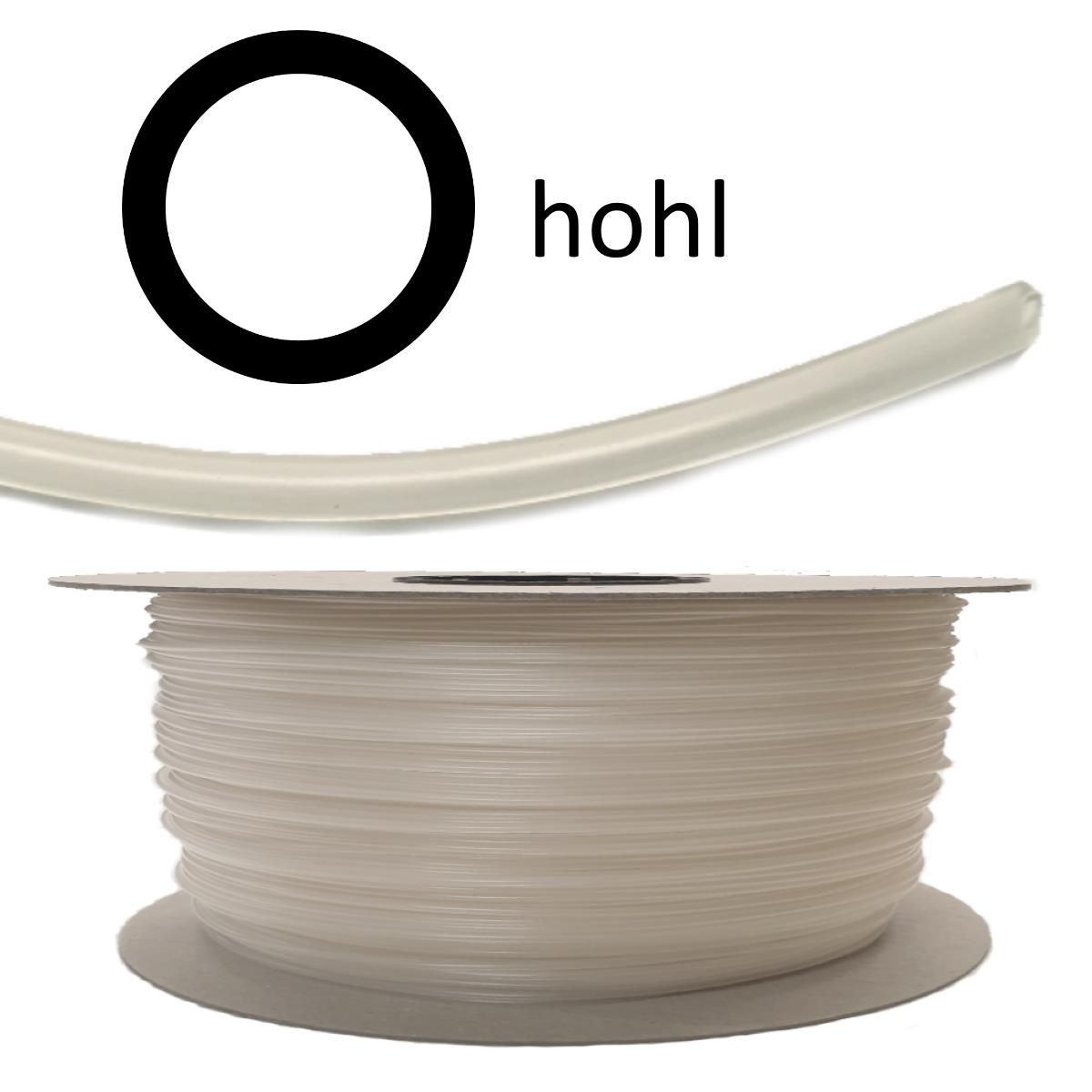 Rundschnur hohl, weich, auf Rolle Rundschnur hohl, weich, auf Rolle
