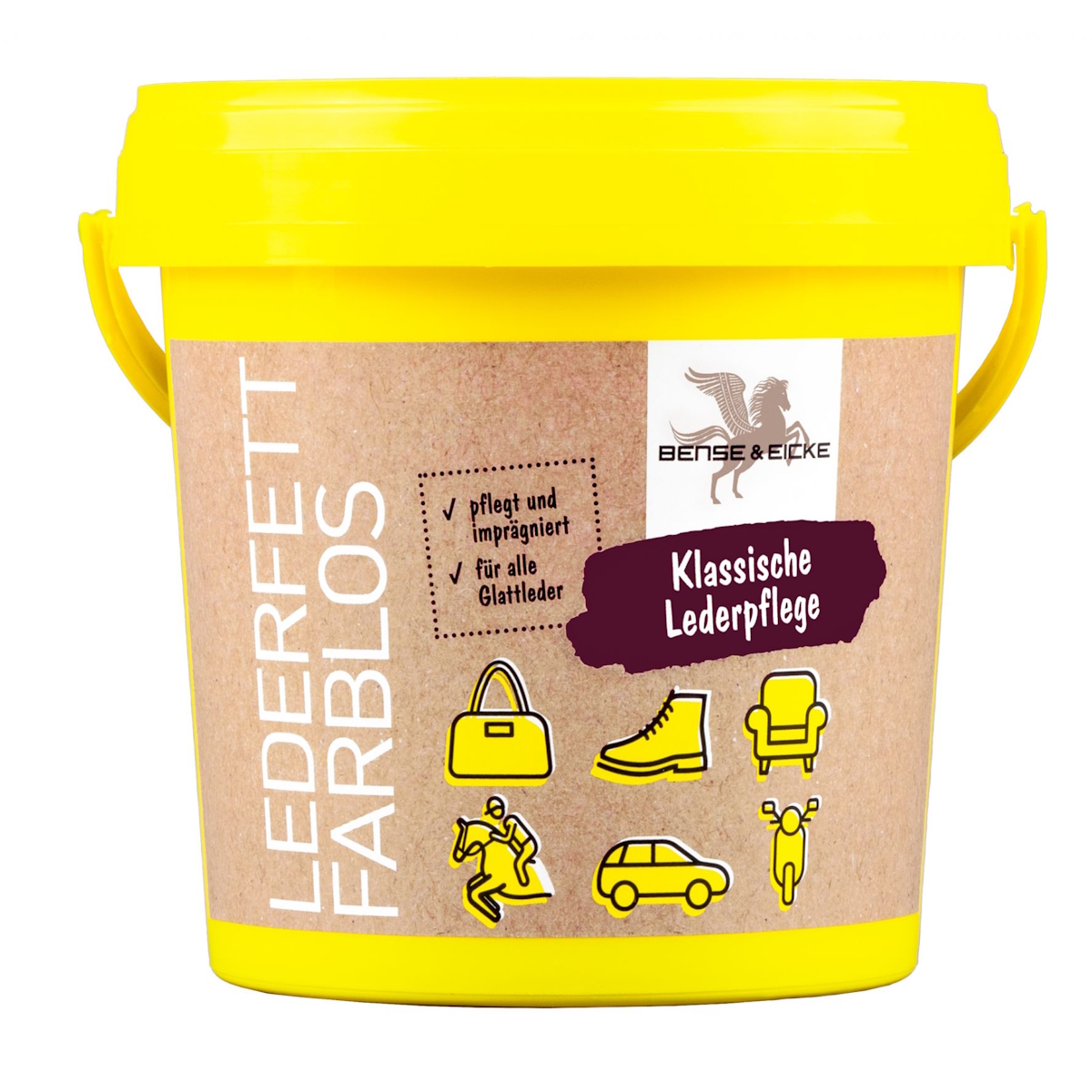 Lederfett, 1000 ml, farblos, VE 1 Stück, Lederpflege