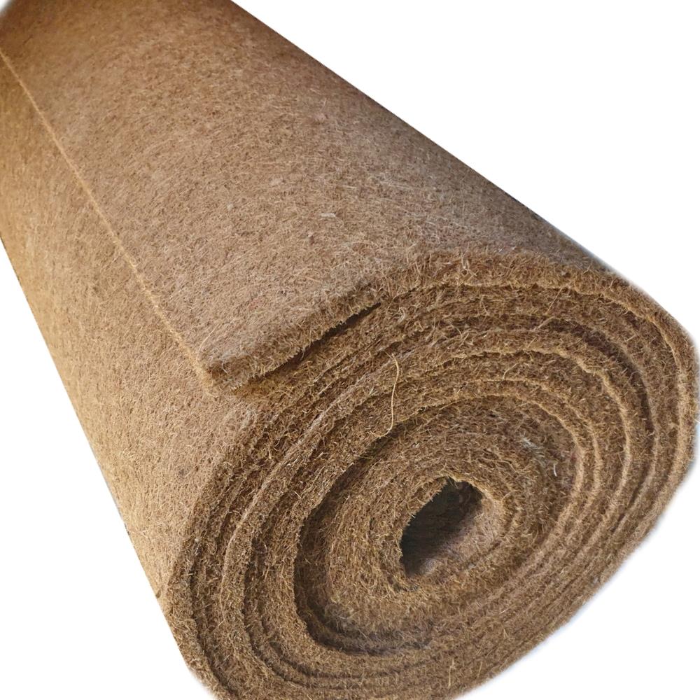 Kokosmatte Rolle, 1.200g/m2, 10m x 200cm x 1cm, vernadelt, beidseitig latexiert, VE 1 Rolle(n)