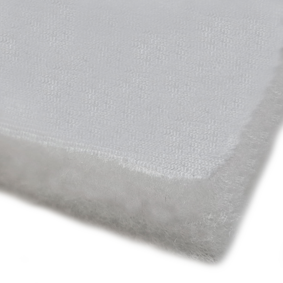 Polyesterwatte, kaschiert 200 g/m2, 160 cm, VE Rolle(n) 40m, mit Charmeuse kaschierte Watte, Diolenwatte, Dacron