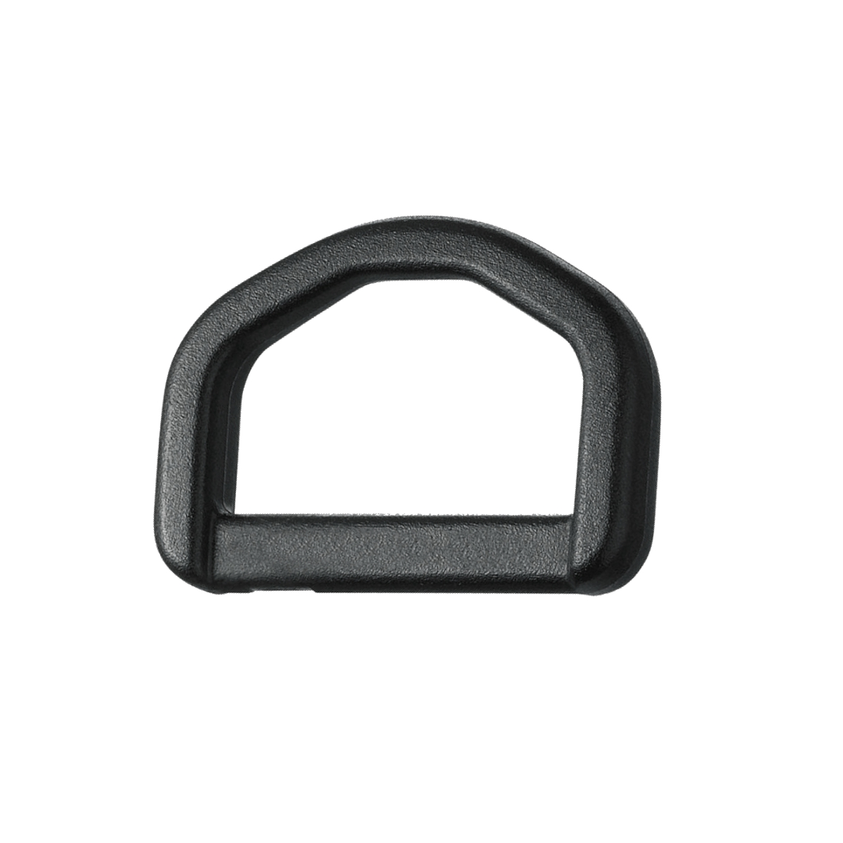 YKK D-Ring Kunststoff, schwarz, Gurtbreite 25mm, je Paket, 100 Stück, YKK LD-E / LD25E, Halter