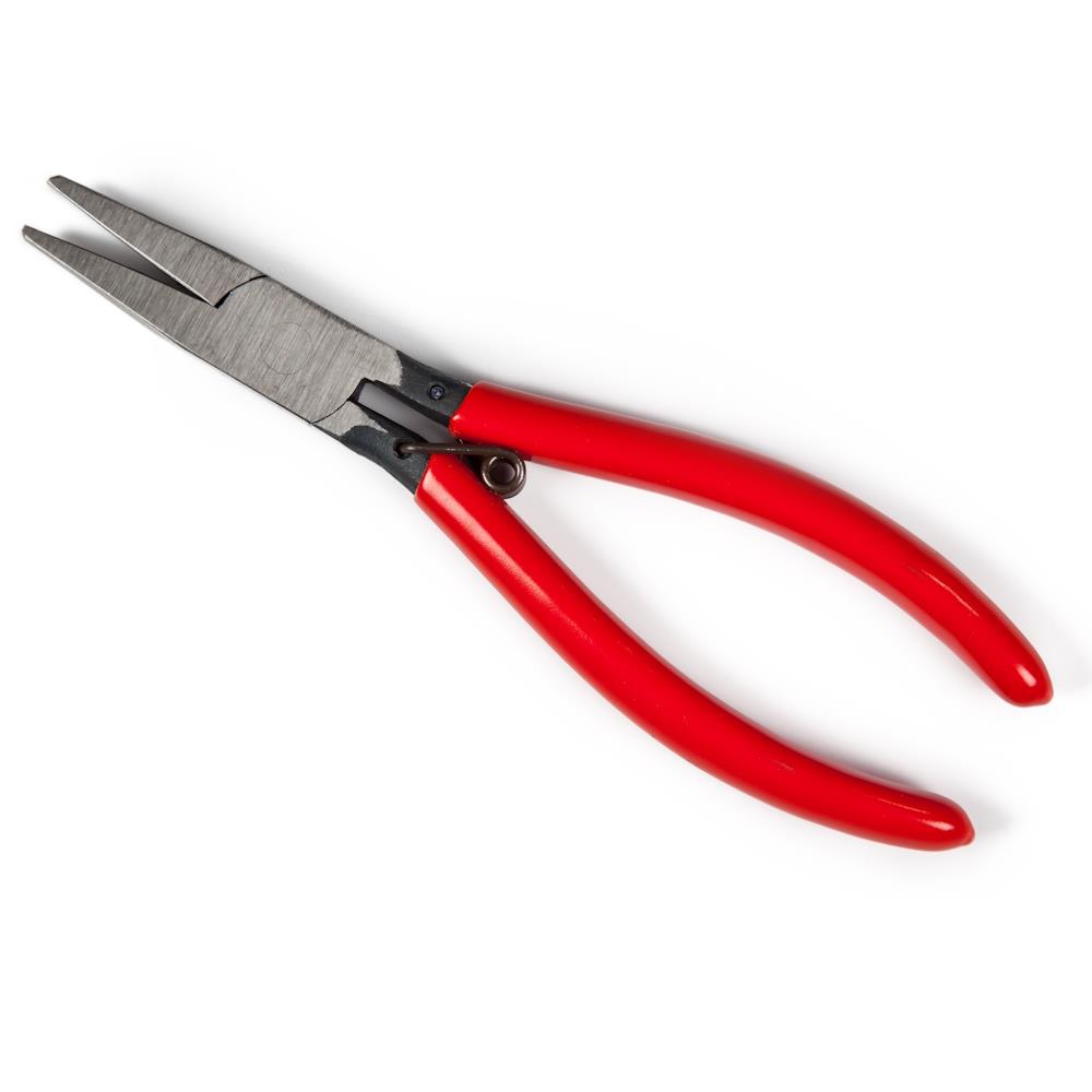 Schweine-/Polsterklammerzange 180 mm lang, roter Griff Schweine-/Polsterklammerzange 180 mm lang, roter Griff